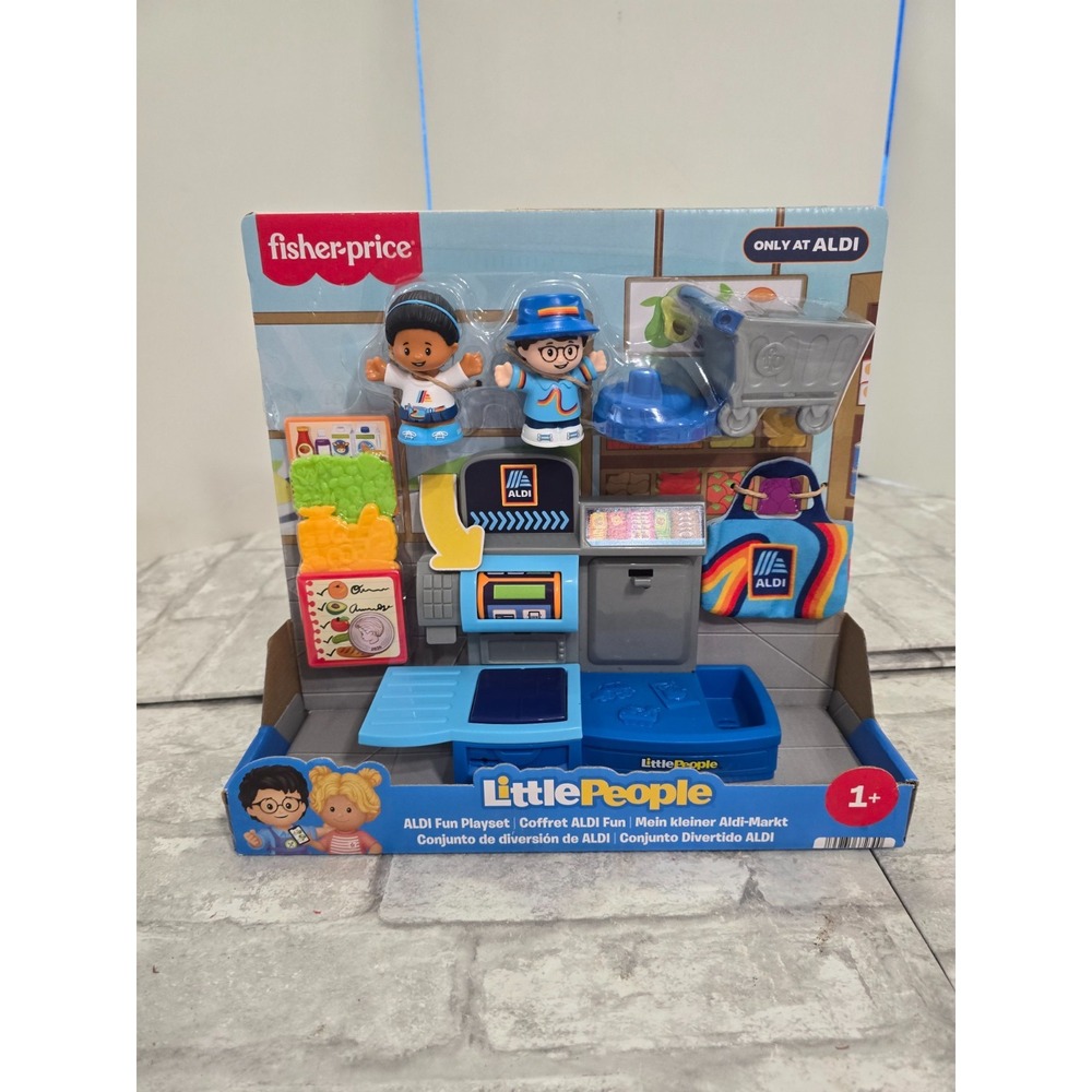 Fisher-Price Little People ALDI Fun Playset with Exclusive Figures & Accessories
